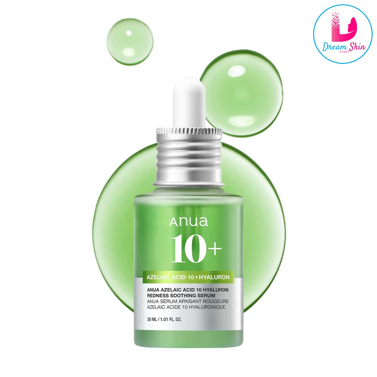 Anua Azelaic Acid 10 Hyaluron Redness Soothing Serum [30ml]